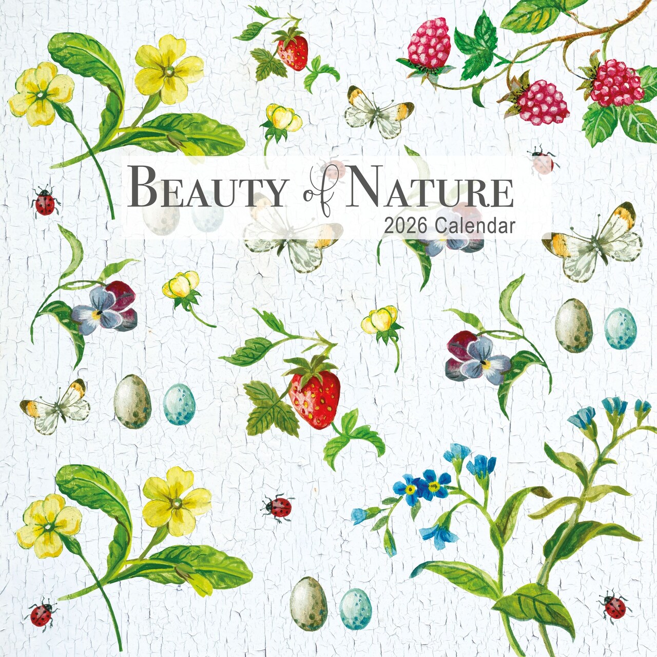 The Gifted Stationery Square Wall Calendar - 16-Month Sep 2025-Dec 2026 Wall Planner - Floral Botanical Art and 2026 Calendar - 12 x 12 in Hangable